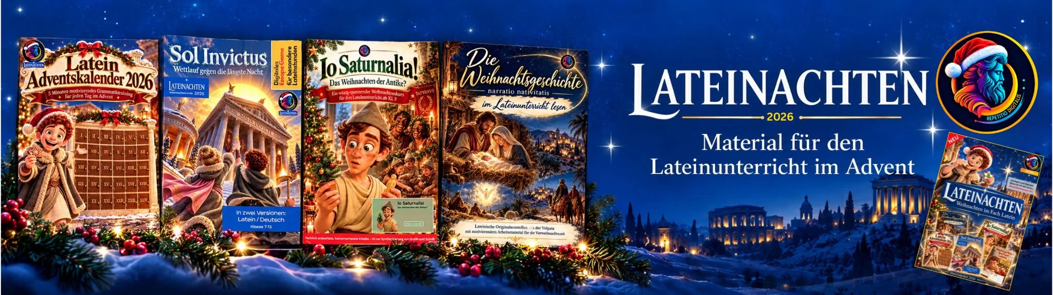 Lateinachten 2026 – Material für den Lateinunterricht im Advent